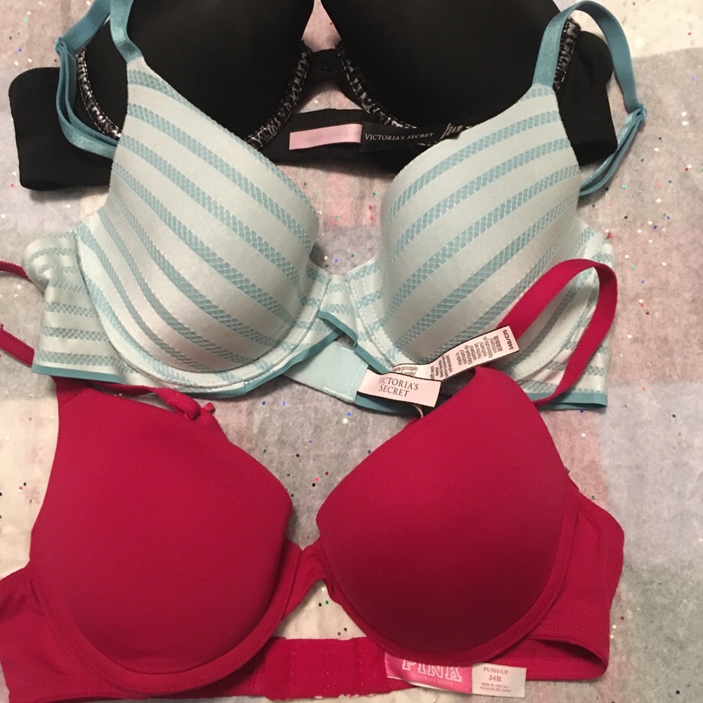 3 VS bras. Will not separate